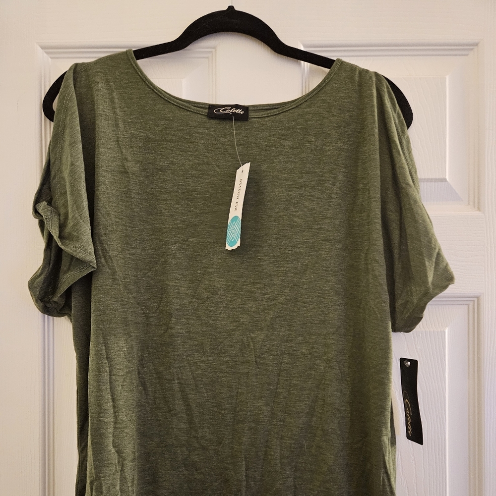Colette Olive Knit Top